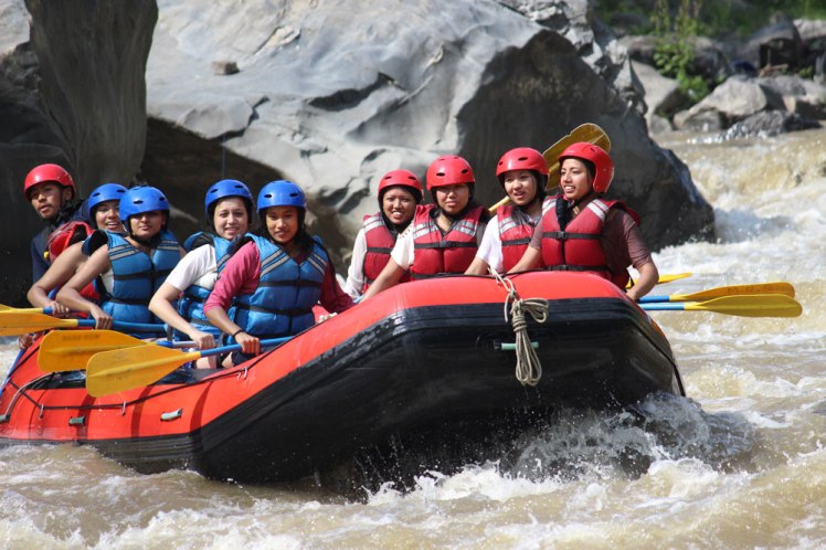 Rafting is the one of the main focusing point of the Sukute package 